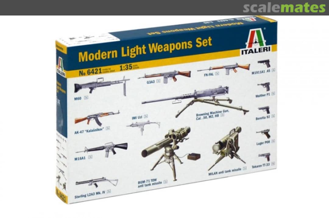 Boxart Modern Light Weapon Set 6421 Italeri