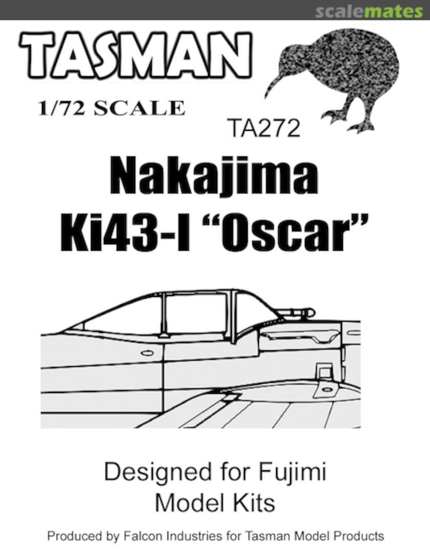 Boxart Nakajima Ki43-I "Oscar" TA272 Tasman Model Products