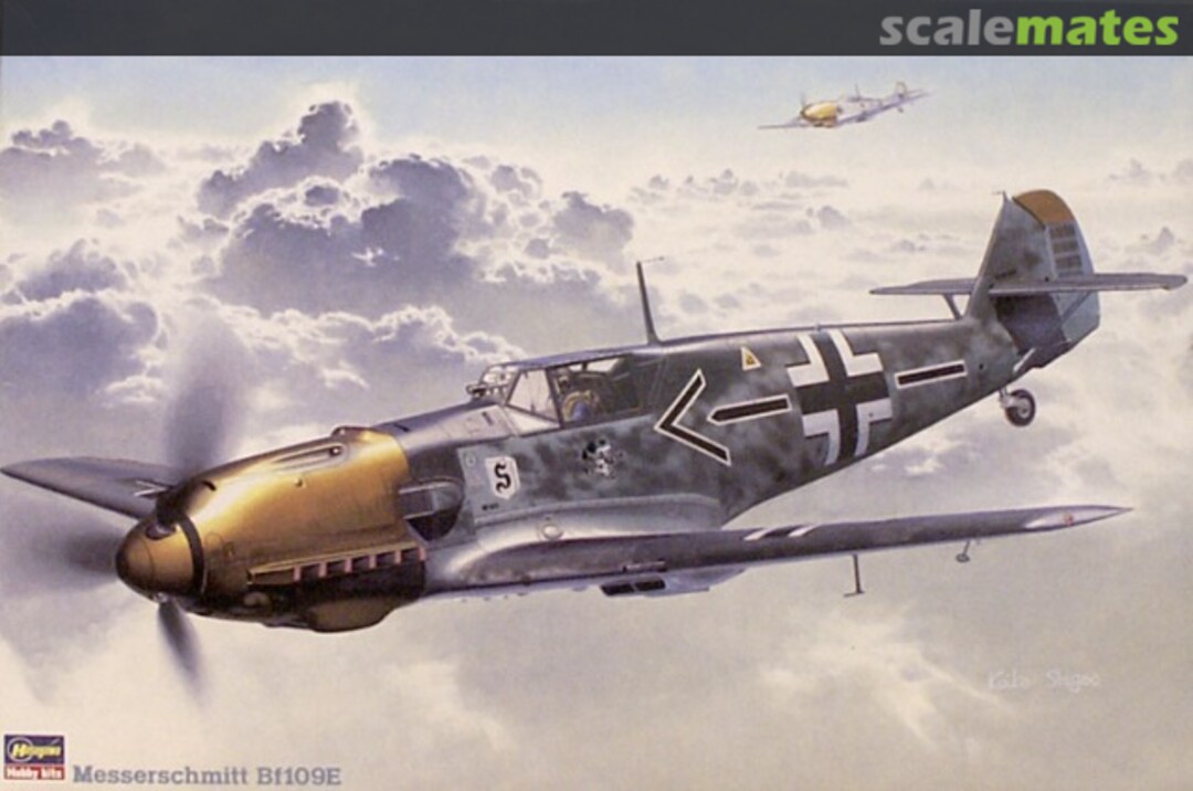 Boxart Messerschmitt Bf109E 08051 Hasegawa