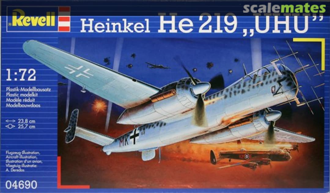 Boxart Heinkel He 219 "Uhu" 04690 Revell