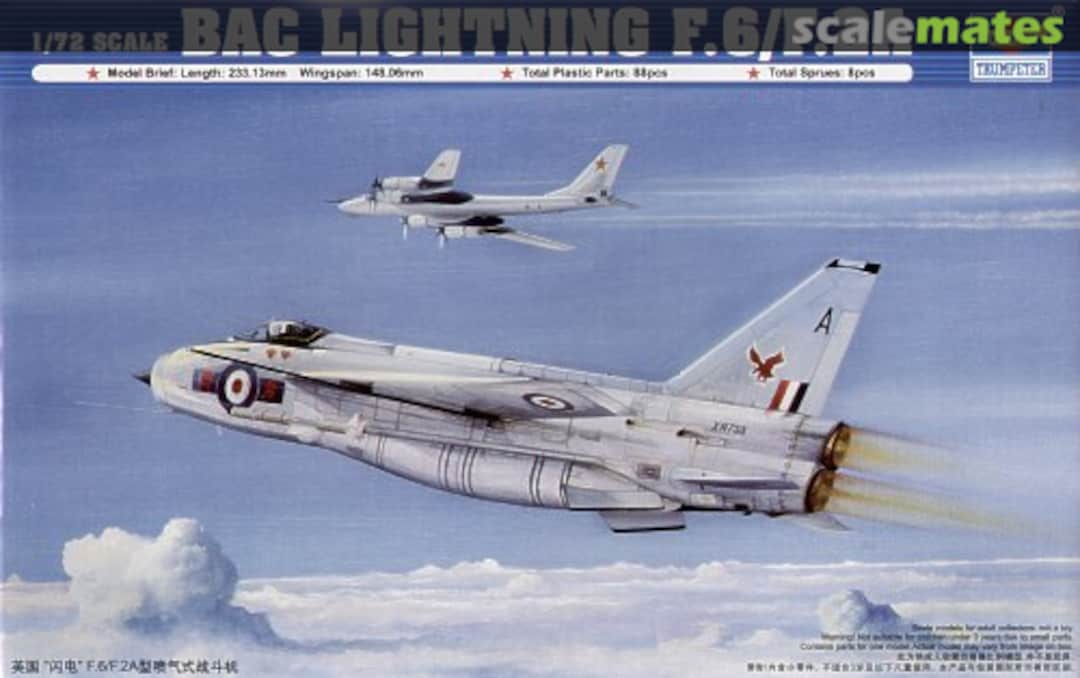 Boxart BAC Lightning F.6/F.2A 01654 Trumpeter