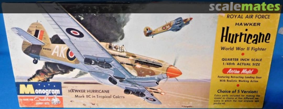 Boxart Hawker Hurricane Mk IID 6965 Monogram