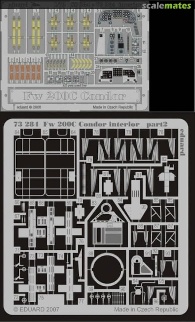 Boxart Fw-200C Condor interior 73284 Eduard