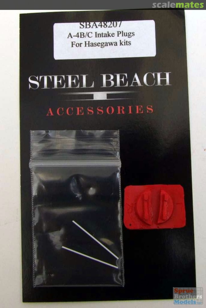 Boxart A-4B/C intake plugs 48207 Steel Beach