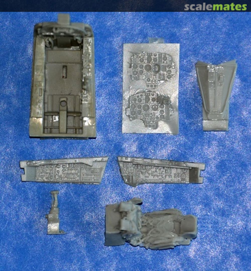 Boxart MiG-25 cockpit detail set RS001 Rafalik