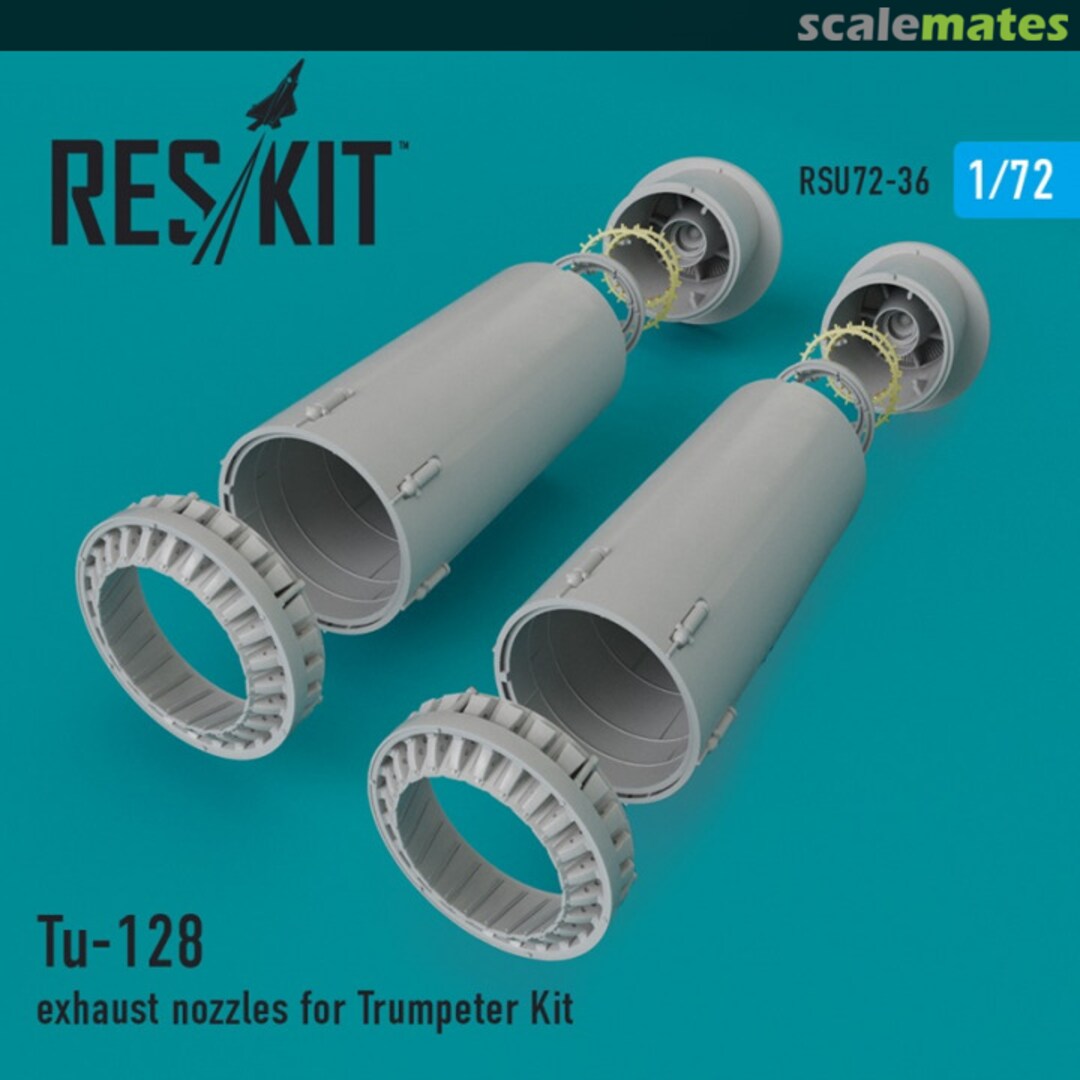 Boxart Tupolev Tu-128 RSU72-0036 ResKit