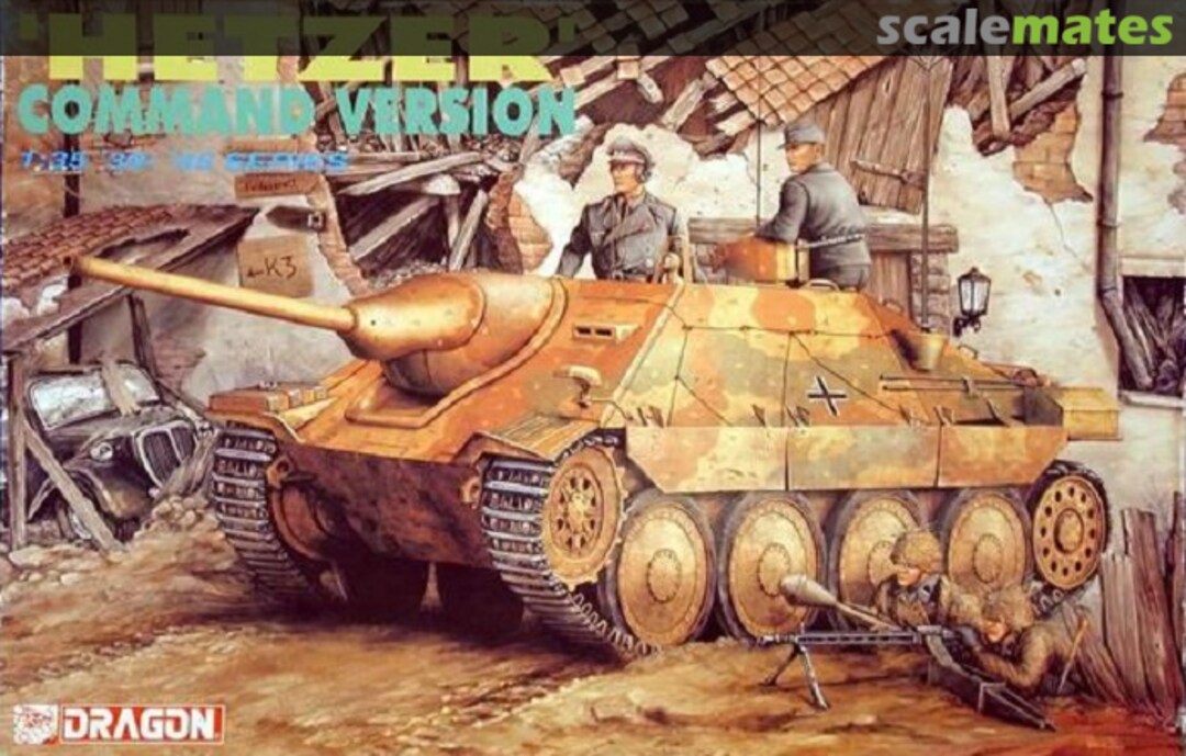 Boxart Jagdpanzer 38 (t) "Hetzer" Command Version 6060 Dragon