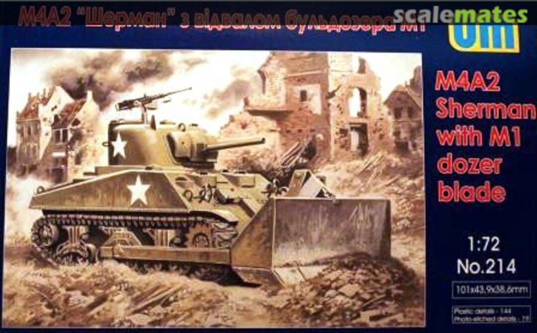 Boxart M4A2 Sherman 214 UM 