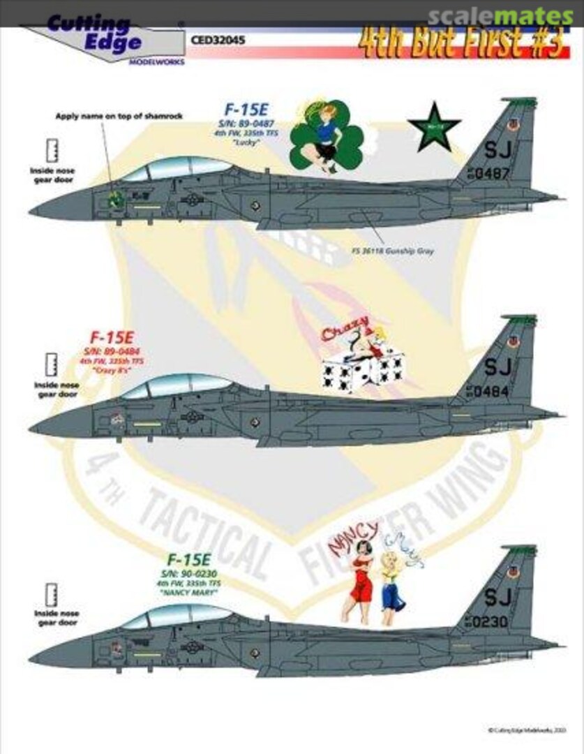 Boxart McDonnell Douglas F-15E Strike Eagle CED32045 Cutting Edge Modelworks