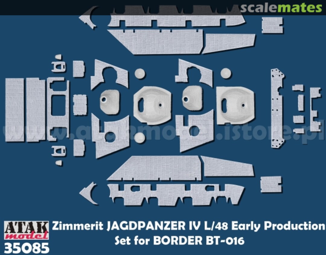 Boxart Zimmerit Jagdpanzer IV L/48 Early 35085 Atak Model