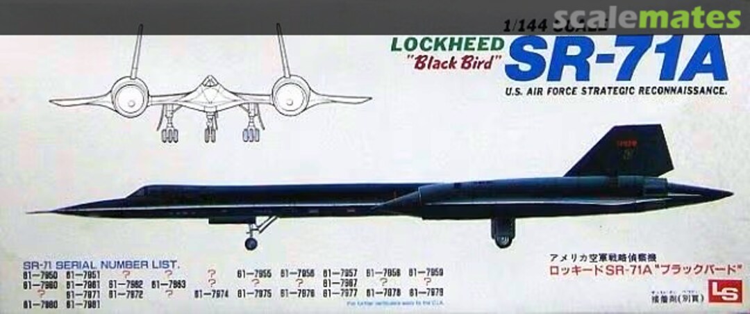 Boxart Lockheed SR-71 Blackbird 1065:500 LS