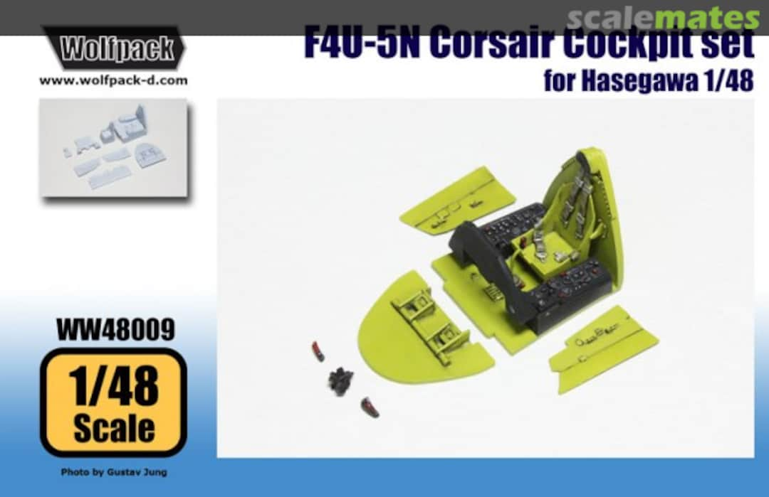 Boxart F4U-5N Corsair Cockpit Set WW48009 Wolfpack