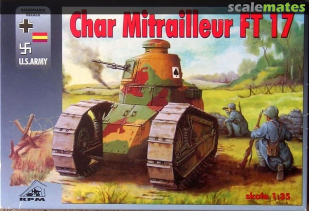 Boxart Char Mitrailleur FT17 35061 RPM