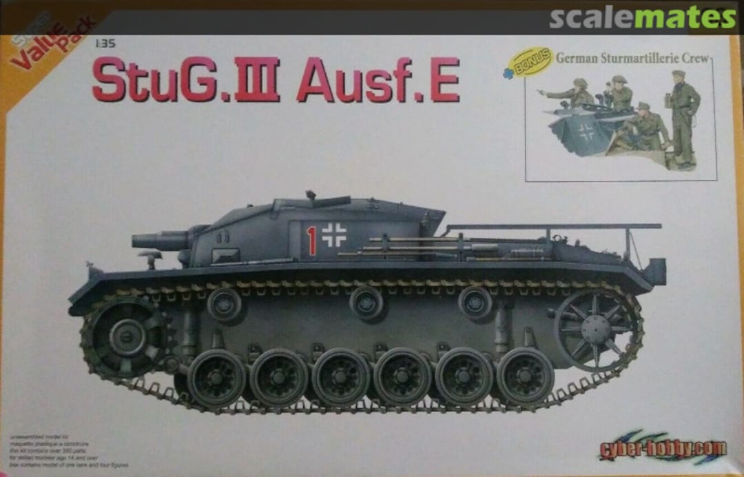 Boxart StuG. III Ausf. E 9106 Cyber Hobby