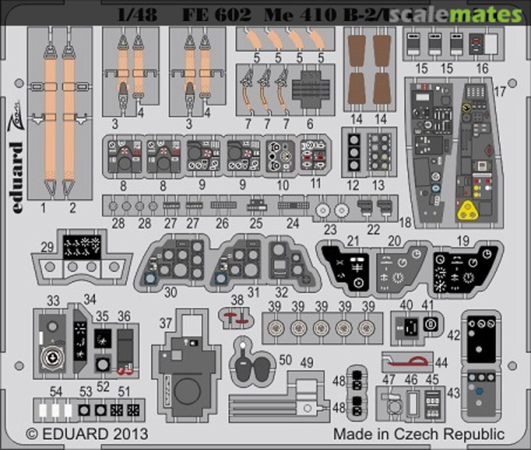 Boxart Me 410B-2/U-4 Interior S. A. FE602 Eduard