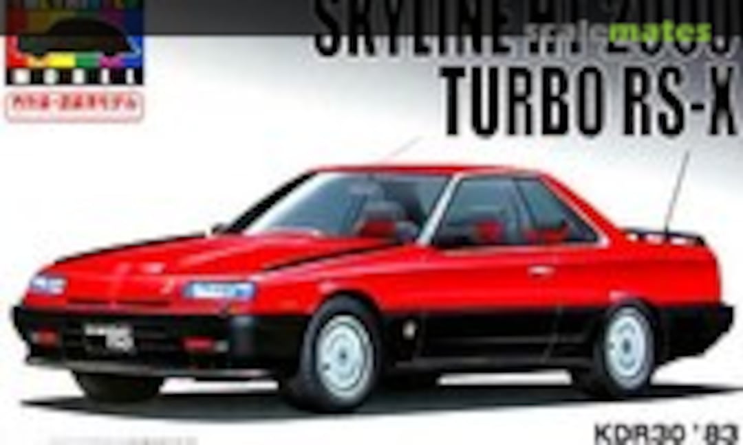 1:24 Skyline HT2000 Turbo RS-X KDR30 1983 Red/Black (Aoshima 043776)