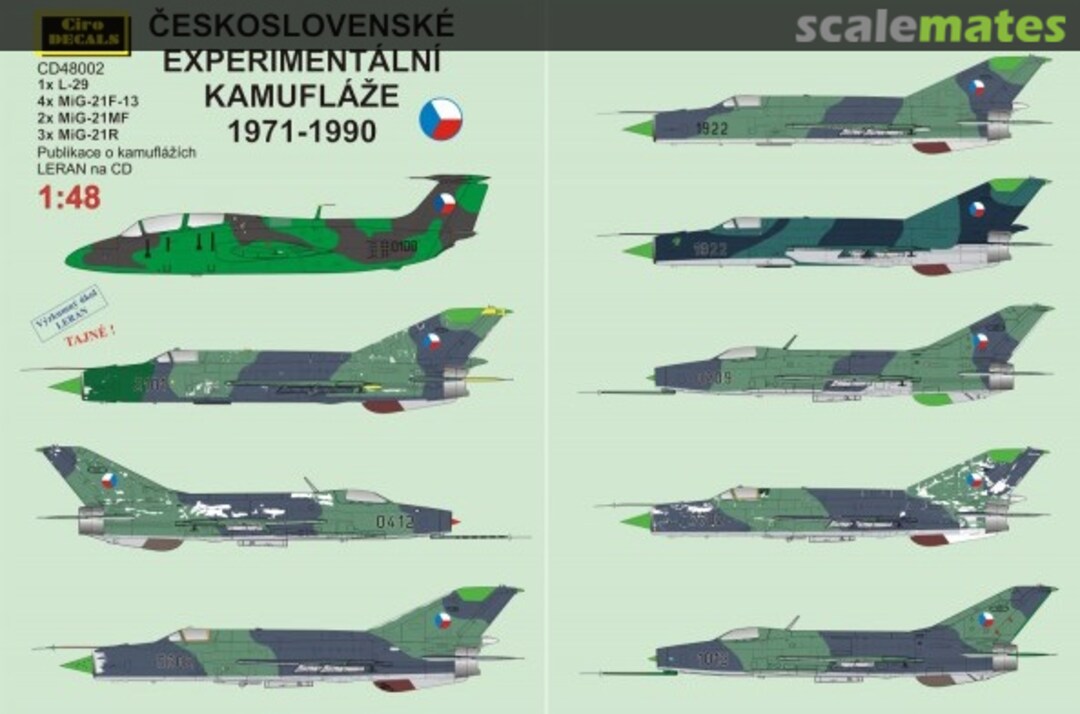 Boxart CZECHOSLOVAK EXPERIMENTAL CAMOUFLAGE CD48002 Ciro Models