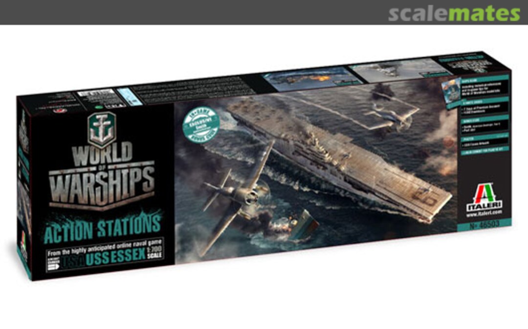 Boxart USS Essex 46503 Italeri