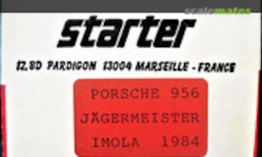 1:43 Porsche 956 &quot;Jägermeister&quot; (Starter none)