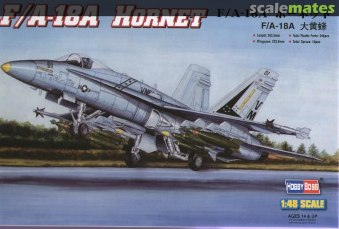 Boxart F/A-18A Hornet 80320 HobbyBoss