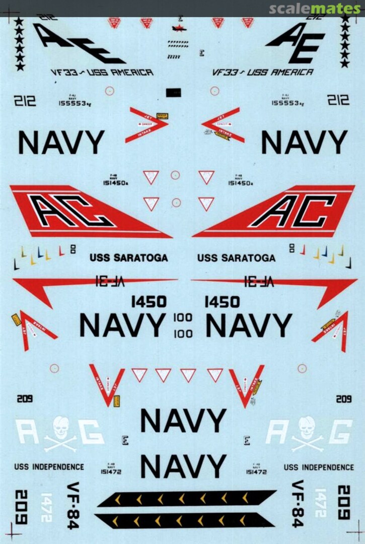 Boxart U.S. Navy F-4B & J Phantoms 72-66 Microscale