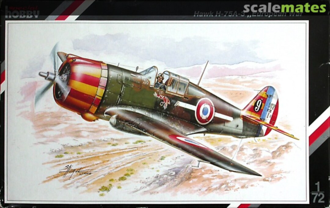 Boxart H-75A-3 Hawk "European War" SH72053 Special Hobby