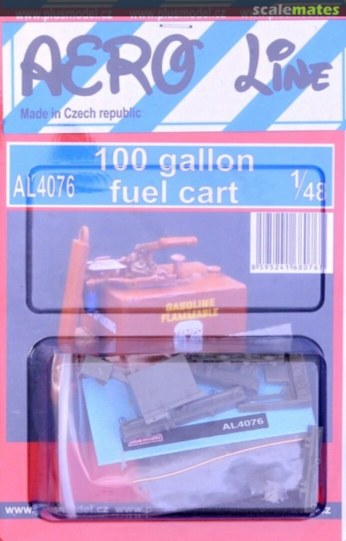 Boxart 100 gallon fuel cart 1:48 AL4076 PlusModel