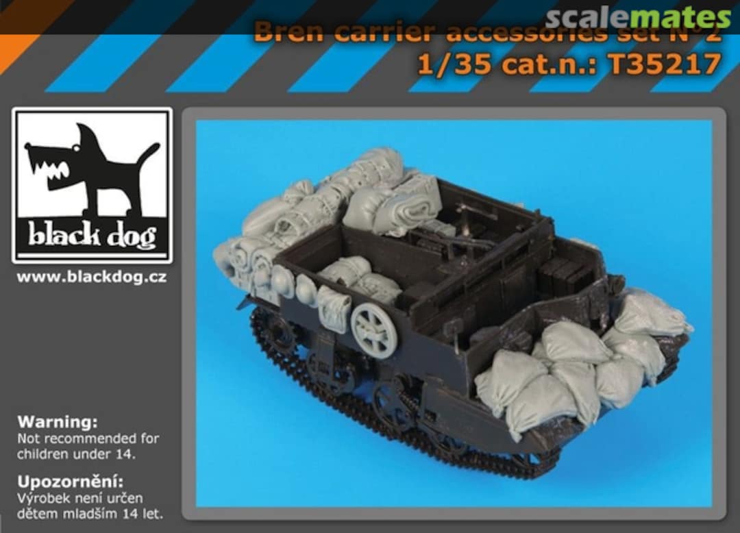 Boxart Bren carrier accessories set T35217 Black Dog