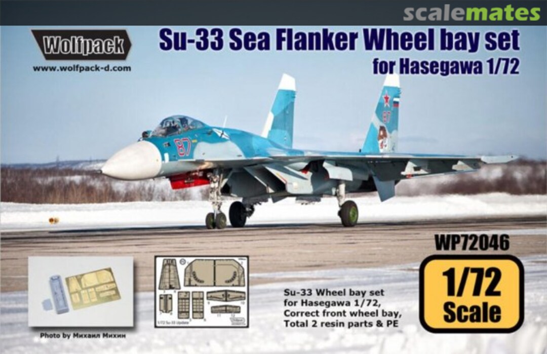 Boxart Su-33 Sea Flanker Wheel Bay Set WP72046 Wolfpack