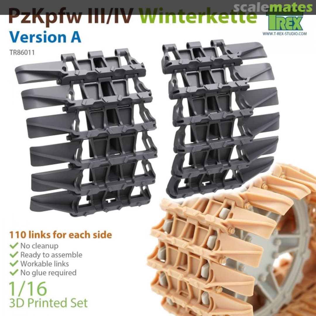 Boxart PzKpfw III / IV Winterketten Version A TR86011 T-Rex Studio