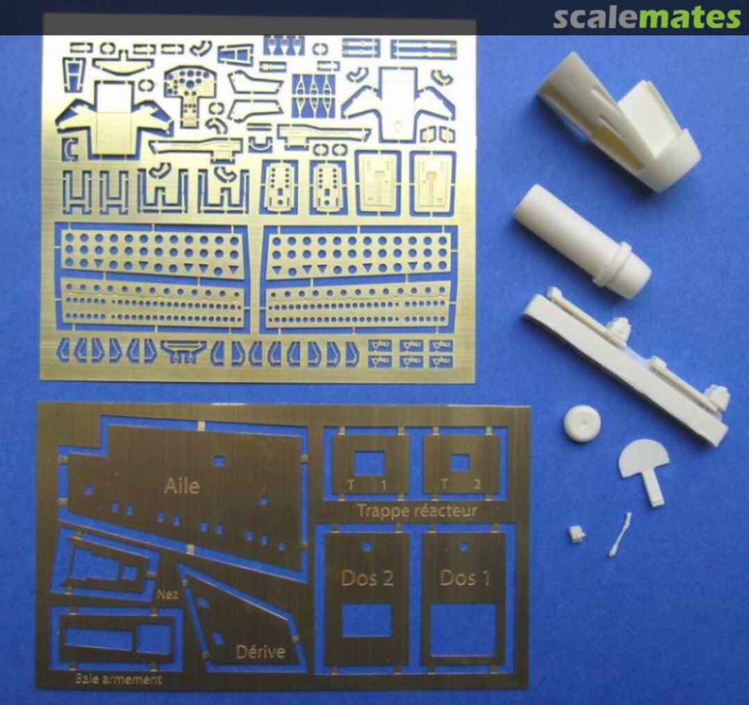 Boxart Dassault MD 450 Ouragan detail set KC7205 L'Arsenal