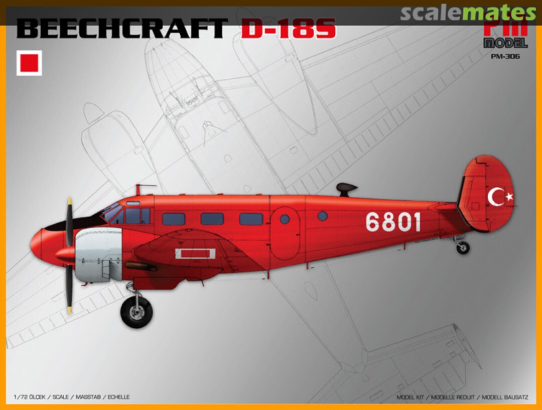 Boxart Beechcraft D-18S PM-306 PM Model