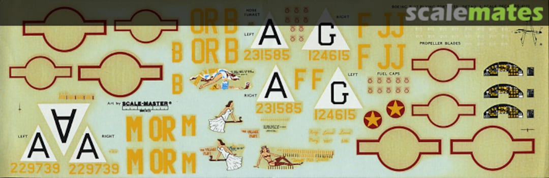 Boxart Sexy B-17s 0172 Detail & Scale