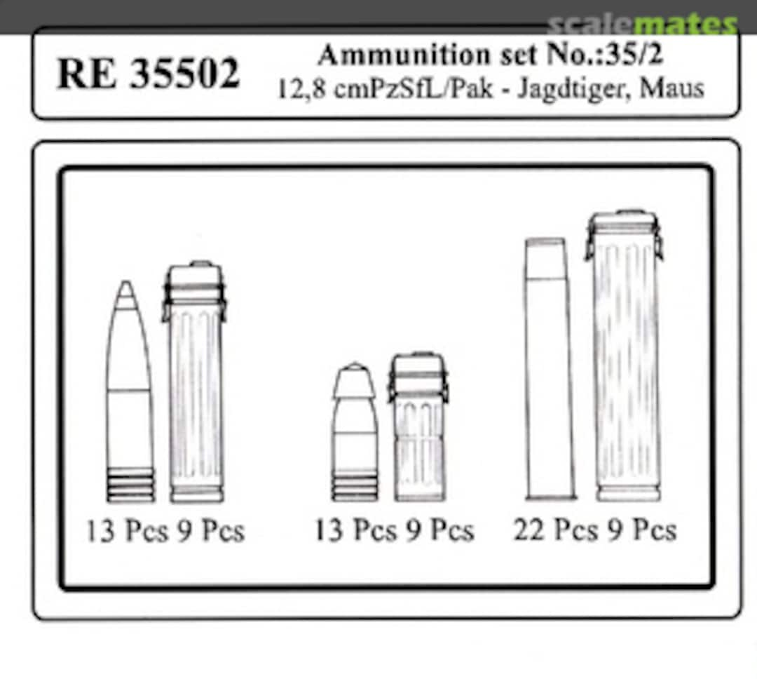 Boxart Ammunition Set No.: 5 35502 Attack Hobby Kits