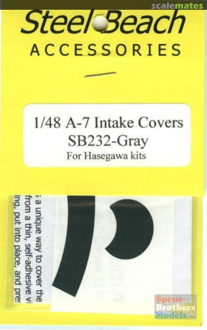 Boxart Gray A-7 Corsair II FOD Covers 49032 Steel Beach