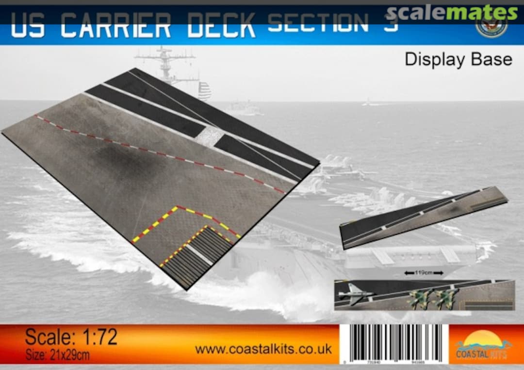 Boxart US Carrier Deck Section 3 CKS365-72 Coastal Kits