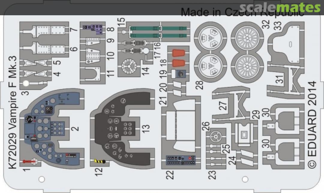 Boxart Vampire F Mk.3 K72029 MPM Production