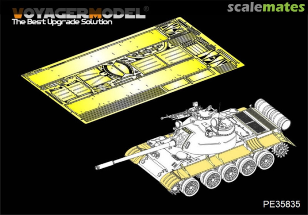 Boxart Russian T-54B Medium Tank Fenders PE35835 Voyager Model