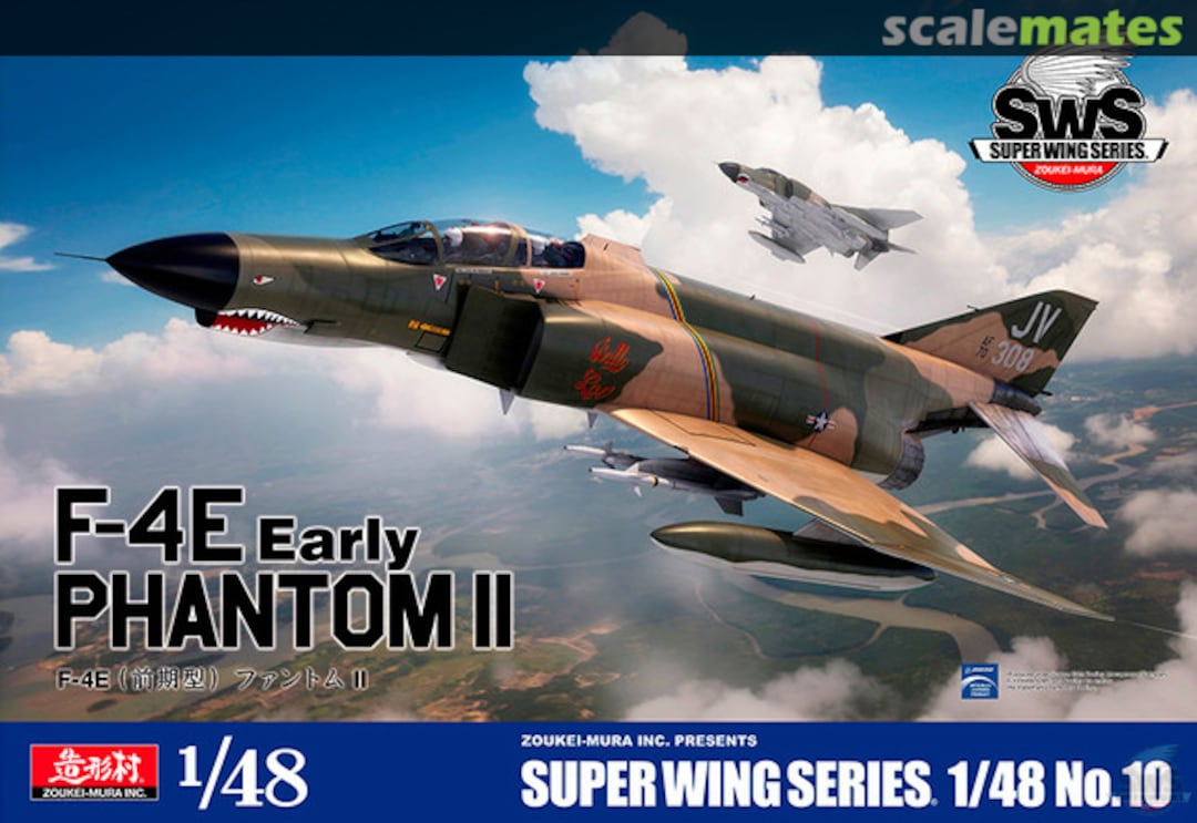 Boxart F-4E Early Phantom II SWS48-10 Zoukei-Mura