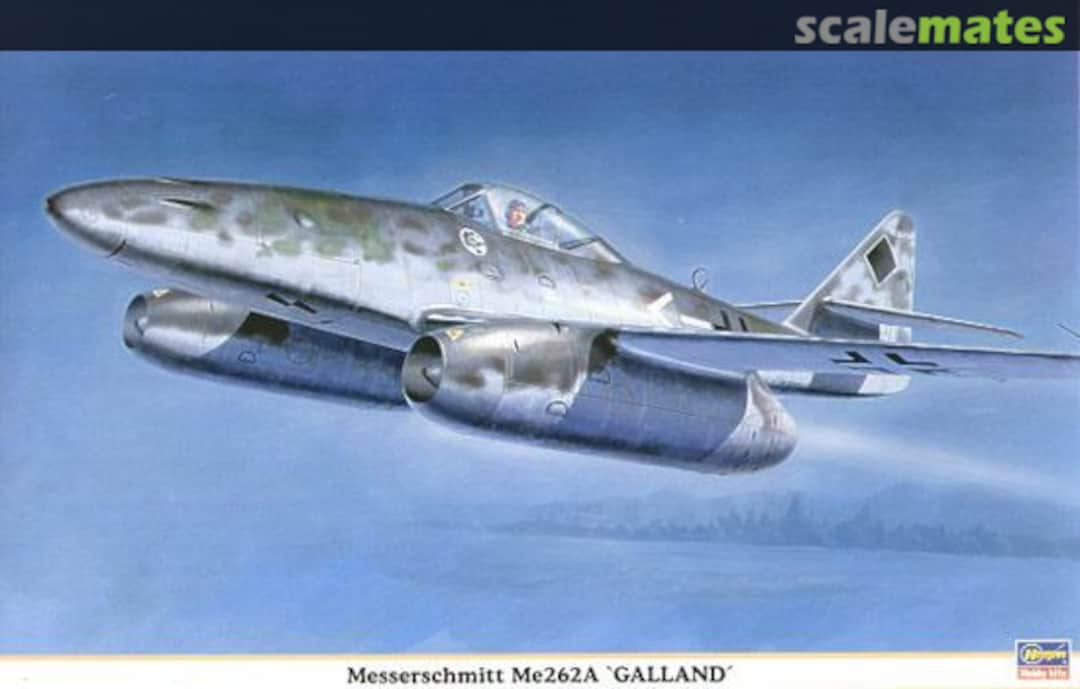 Boxart Messerschmitt Me 262 A "Galland" 08168 Hasegawa