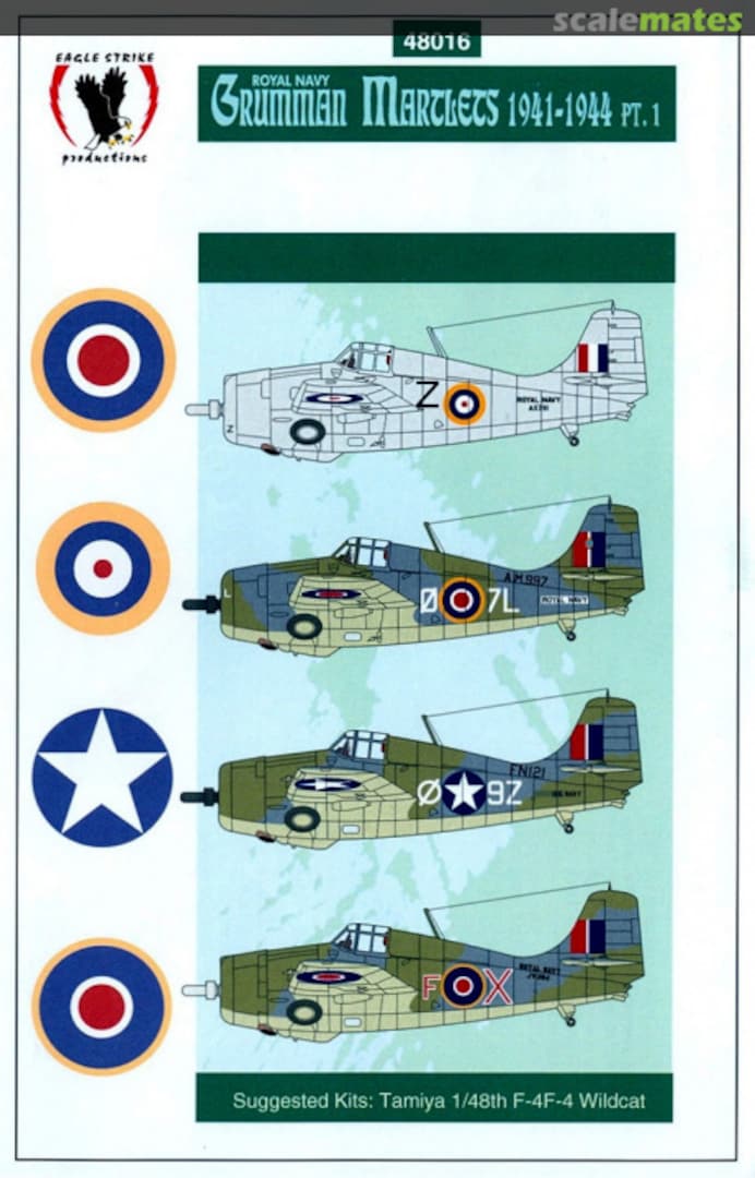 Boxart Grumman Martlets 1941-1944 48016 Eagle Strike Productions