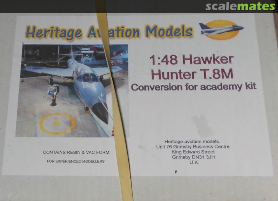 Boxart Hawker Hunter T.8M  Heritage Aviation Models