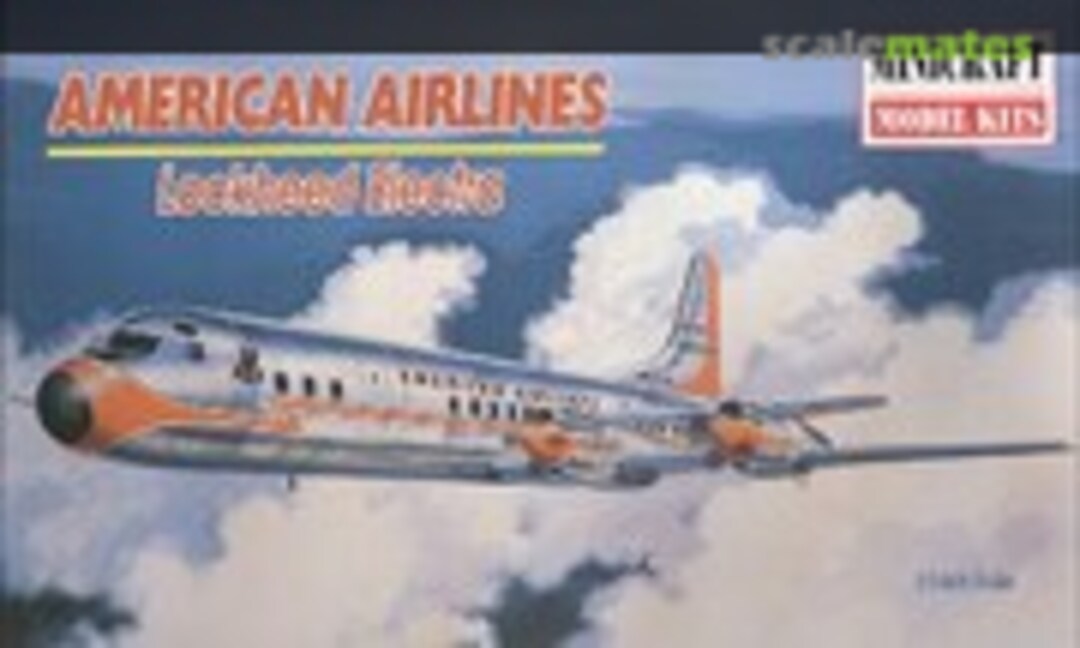 1:144 American Airlines Lockheed Electra (Minicraft Model Kits 14476)