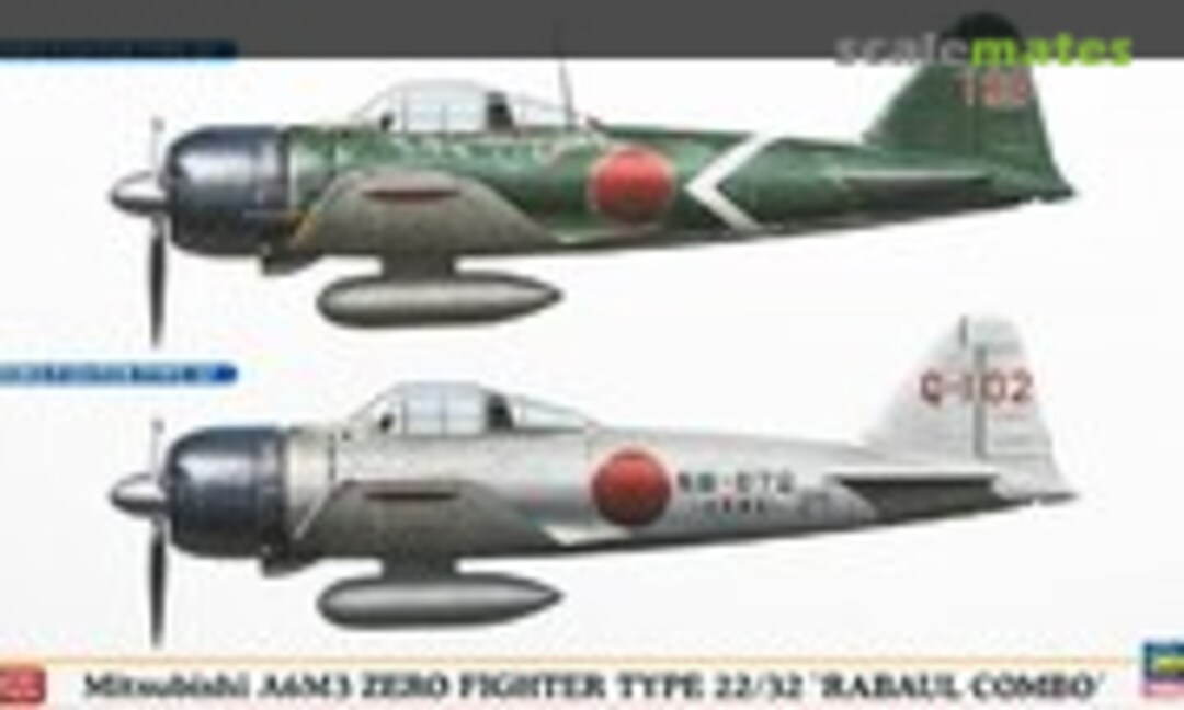 1:72 Mitsubishi A6M3 Zero Fighter Type 22/32 'Rabaul Combo' (Hasegawa 02077)