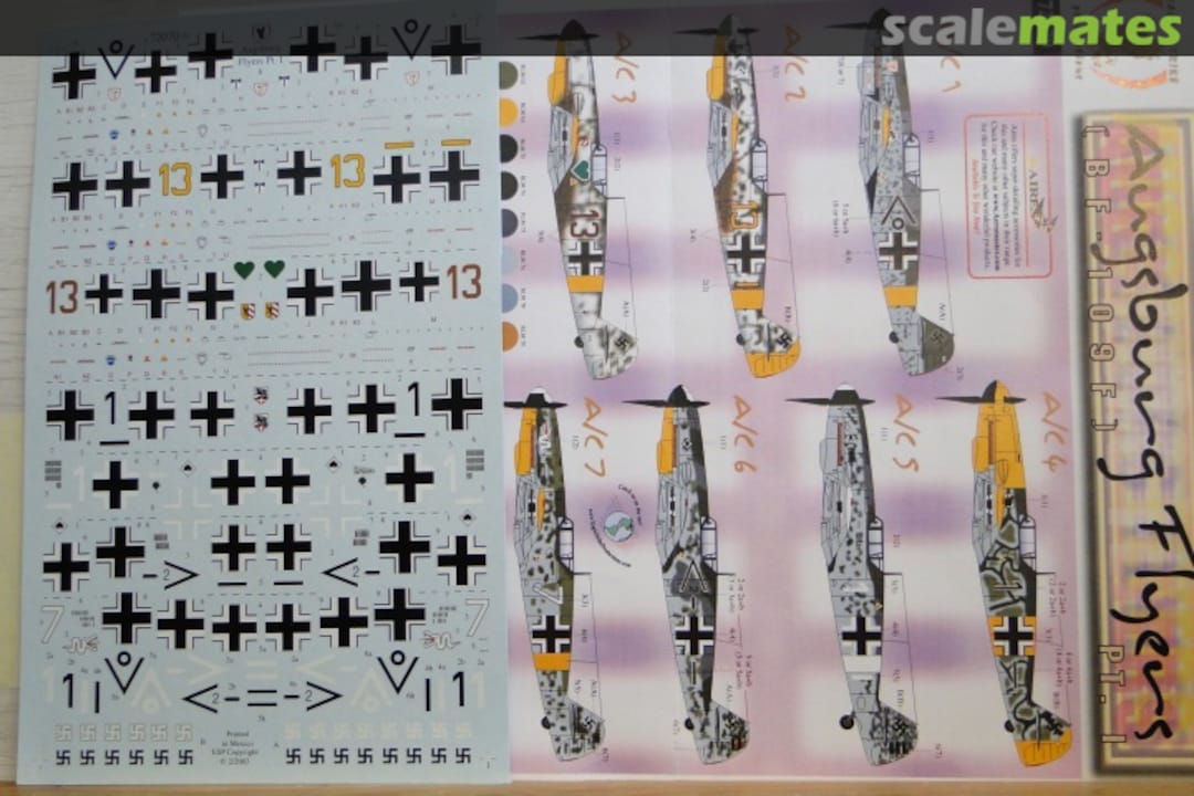 Boxart Augsburg Flyers (Bf 109F) Pt.I 72070 Eagle Strike Productions