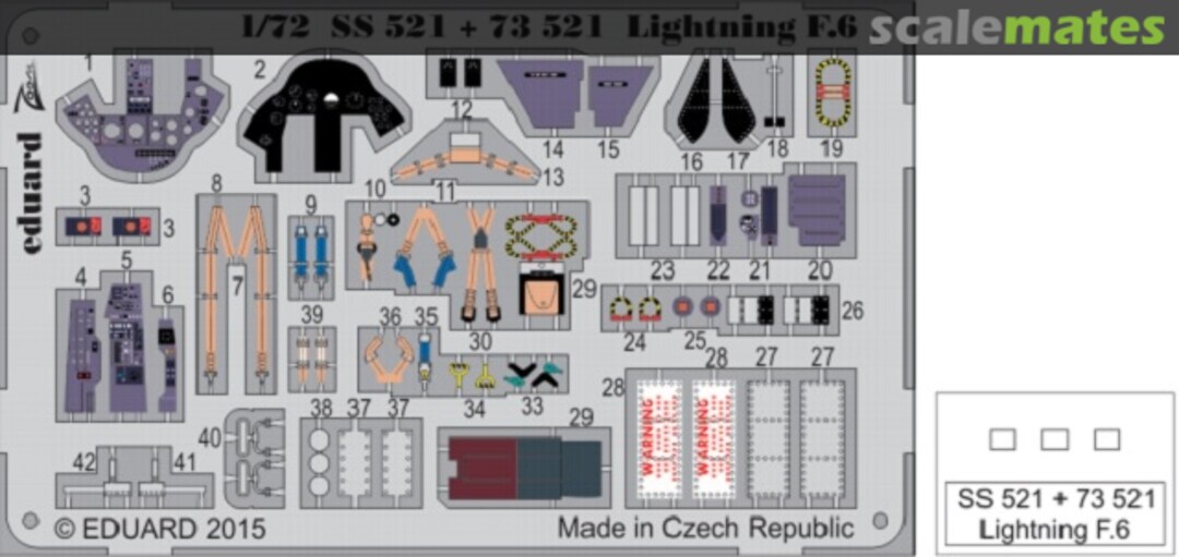 Boxart Lightning F.6 S.A. SS521 Eduard