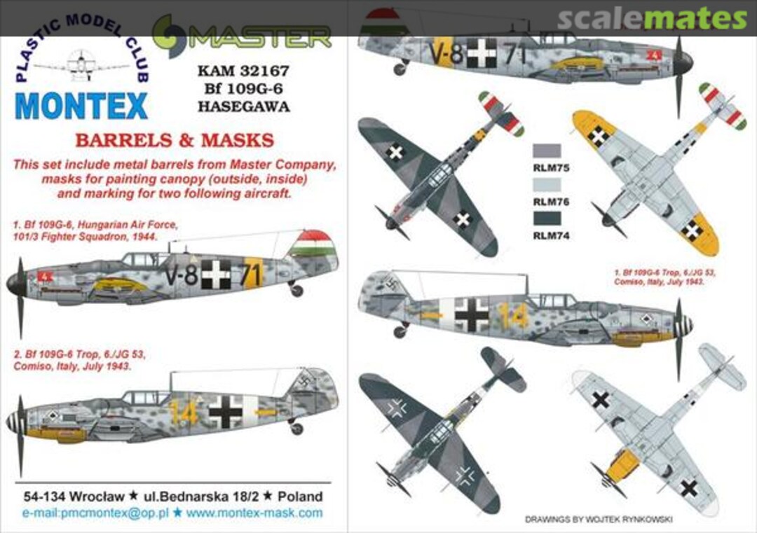 Boxart Bf 109G-6 KAM32167 Montex