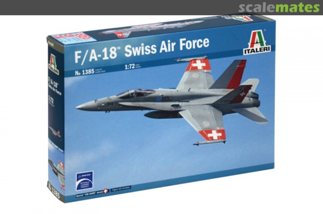 Boxart F/A-18 Swiss Air Force 1385 Italeri