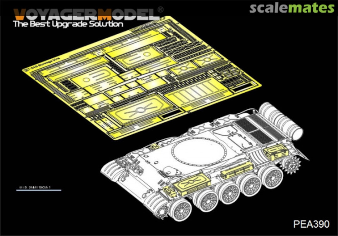 Boxart Russian T-54B Medium Tank Stowage Bins PEA390 Voyager Model