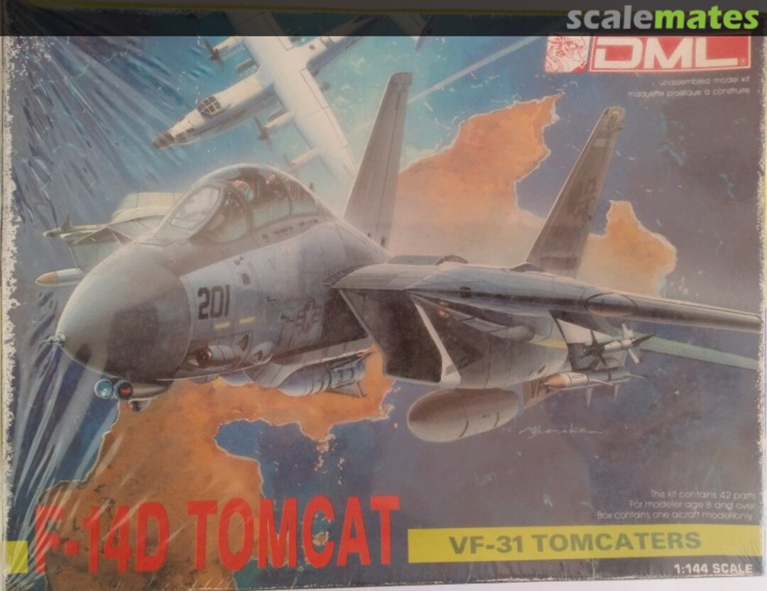 Boxart F-14D Tomcat VF-31 Tomcaters 4559 DML